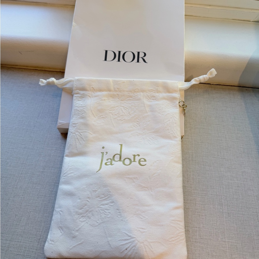 Dior J'adore White and Gold Bedding Set